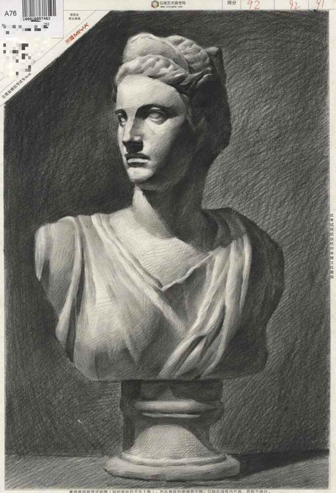 廣州美術高考班將云南一模卷理好了,網友稱:平淡無奇,你怎么看,09