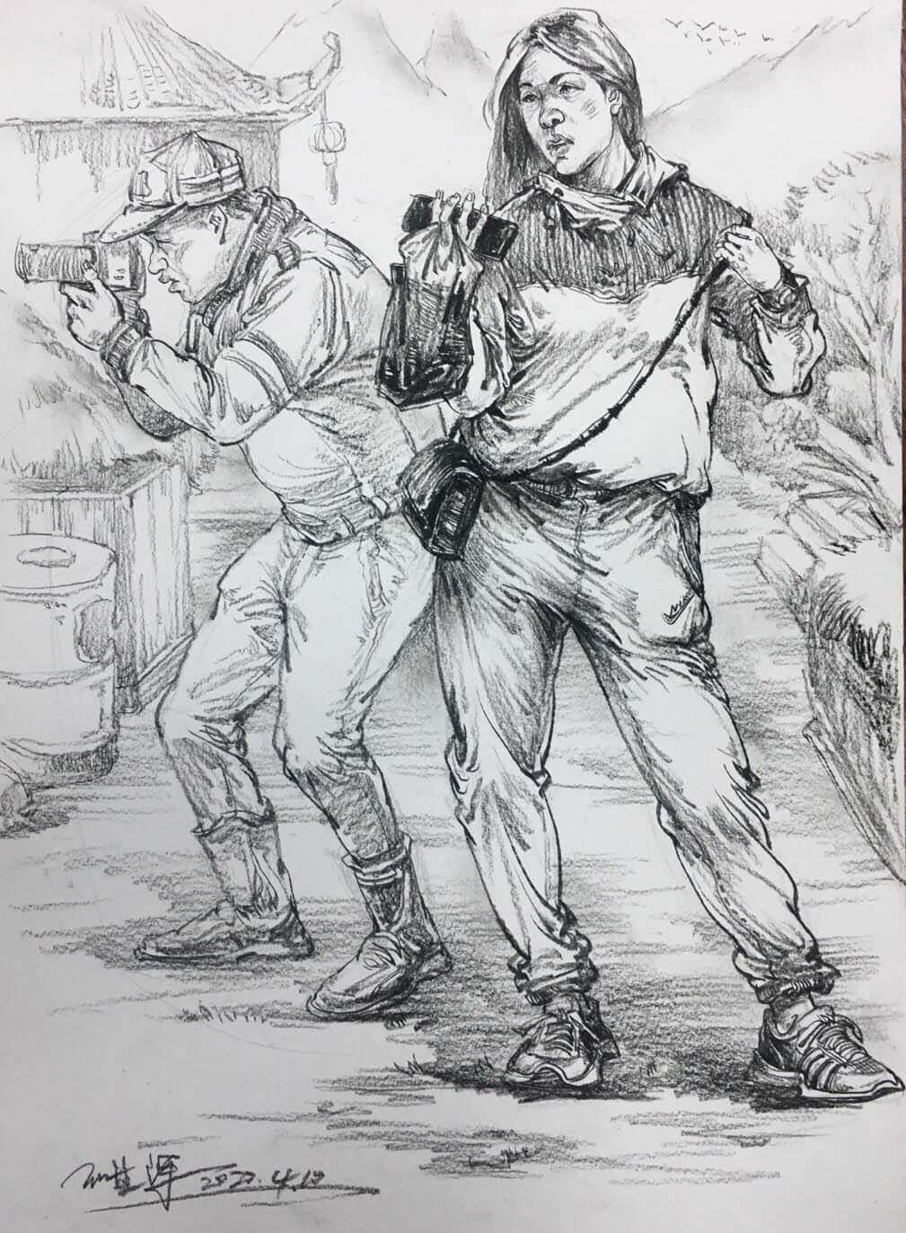 廣州速寫畫室,廣州速寫集訓畫室,廣州速寫美術培訓班