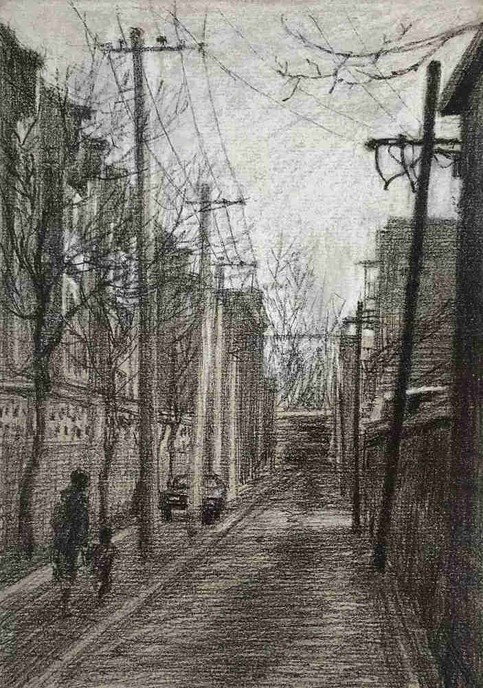 到了廣州前十畫室的寫生季，來看看中央美院附中的生活速寫,02