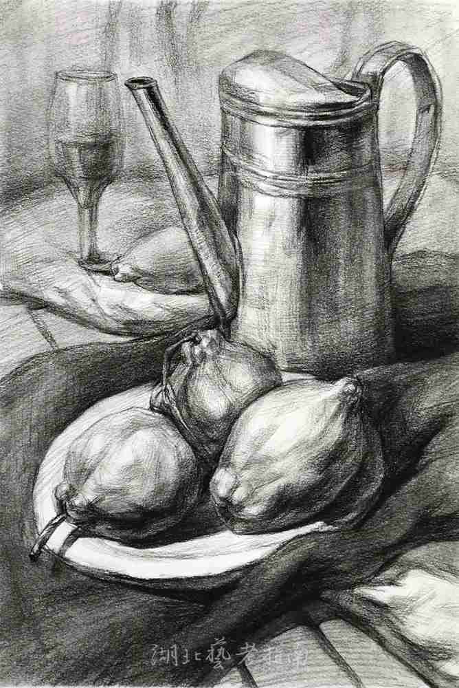 廣州十大畫室老師帶你康康20屆湖北高三美術調考優秀試卷,20