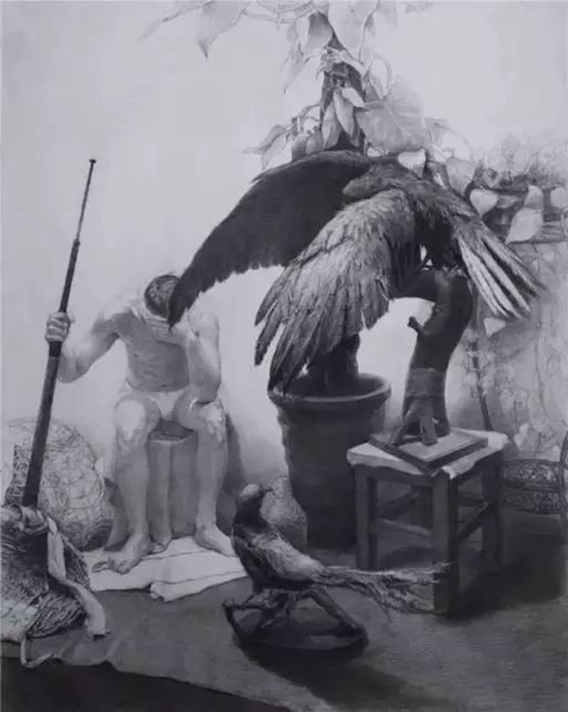 素描作品不會深入？廣州畫室排名前五畫室帶你看央美作品怎么畫,35