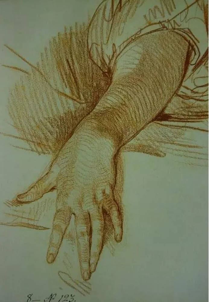 廣州畫室排名前五畫室給你整理了100幅手部刻畫作品拿去臨摹,66