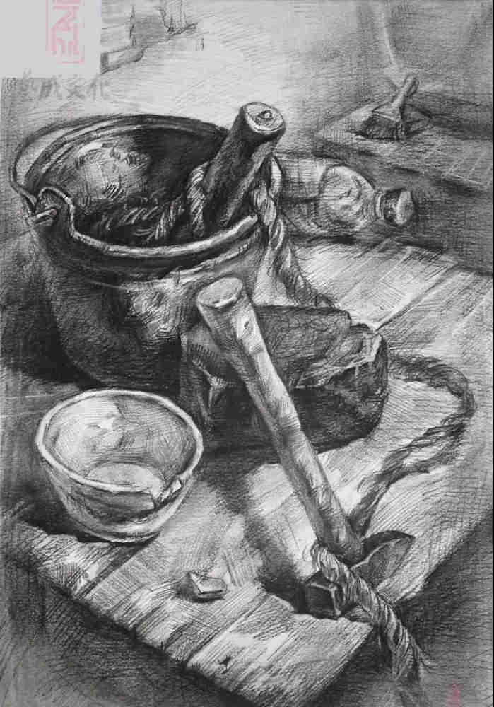 廣東模擬考/2020屆藝成一模高分卷欣賞（速寫、素描、色彩）,32