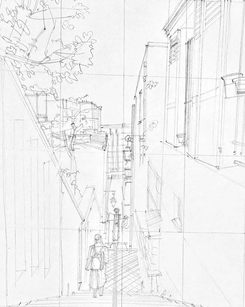 廣州藝考畫室美術知識：透視+細節+線條=完美畫面,23