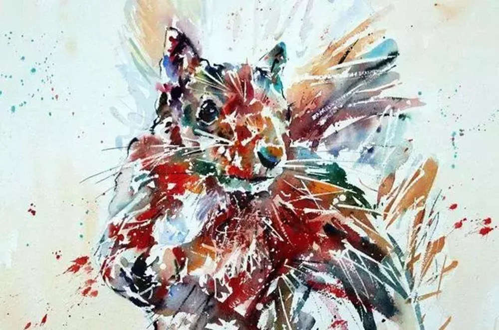 這樣的動物水彩畫廣州排名前十畫室覺得不能忍住笑,35