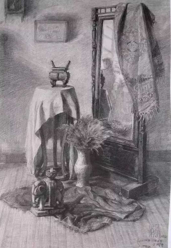 素描作品不會深入？廣州畫室排名前五畫室帶你看央美作品怎么畫,02