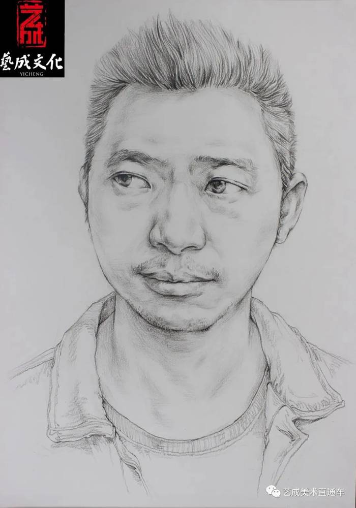 廣州美術(shù)高考班帶大家看看2021屆廣東藝成二模素描高分卷,57