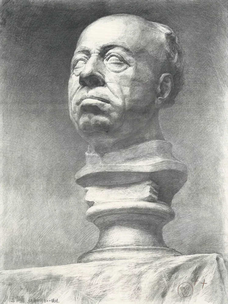 廣州前十畫(huà)室?guī)憧纯茨阊朊览纤孛瑁癸@素描的本質(zhì)?,76