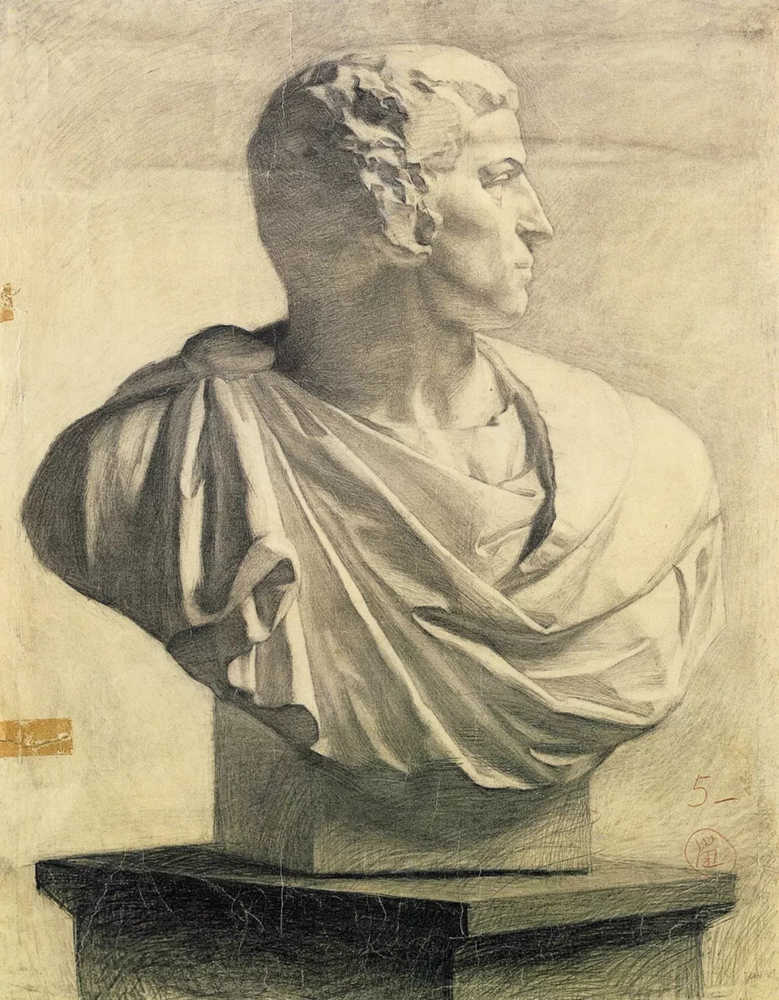 廣州前十畫(huà)室?guī)憧纯茨阊朊览纤孛瑁癸@素描的本質(zhì)?,50