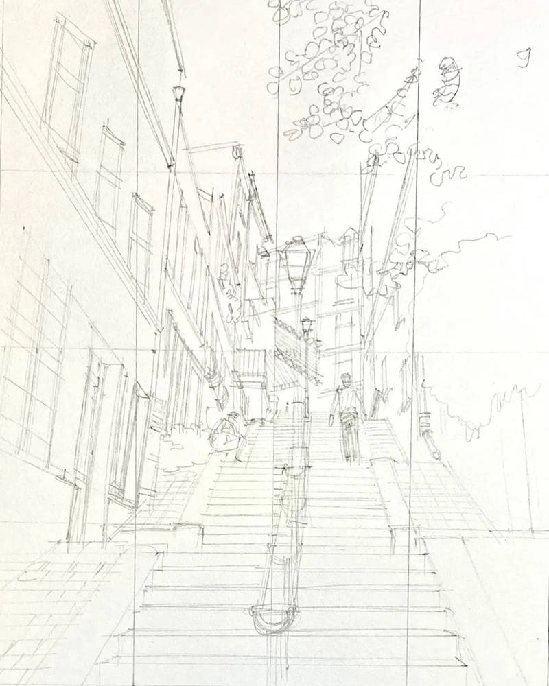 廣州藝考畫室美術知識：透視+細節+線條=完美畫面,16