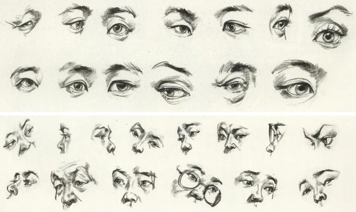 廣州前十畫室超強干貨丨速寫局部之眼耳鼻嘴的刻畫,03