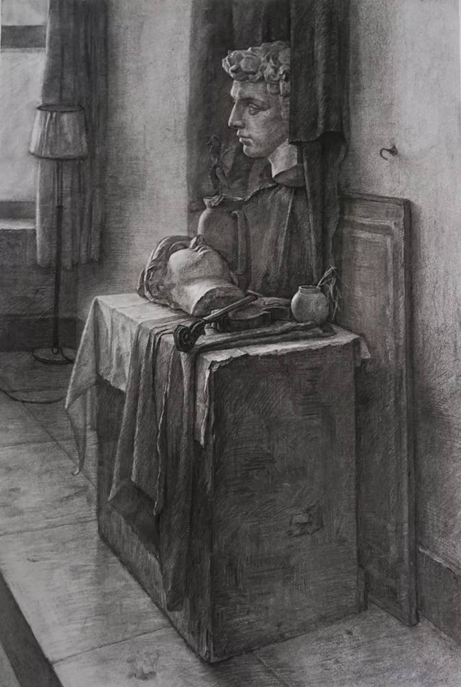 廣州畫室排名前三畫室整理:18年西安美術學院素描留校作品,01