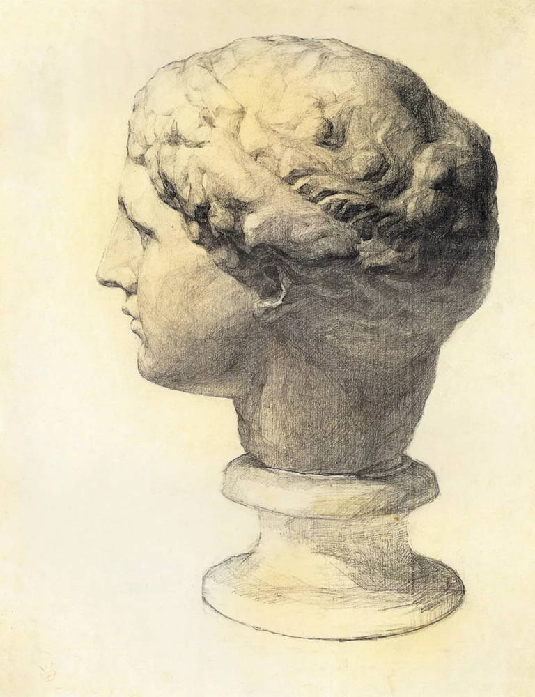 廣州前十畫(huà)室?guī)憧纯茨阊朊览纤孛瑁癸@素描的本質(zhì)?,66