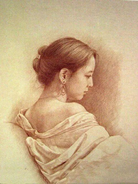 精選100幅中外大師人像作品，廣州圍墻畫室覺得你應該收藏！附圖89