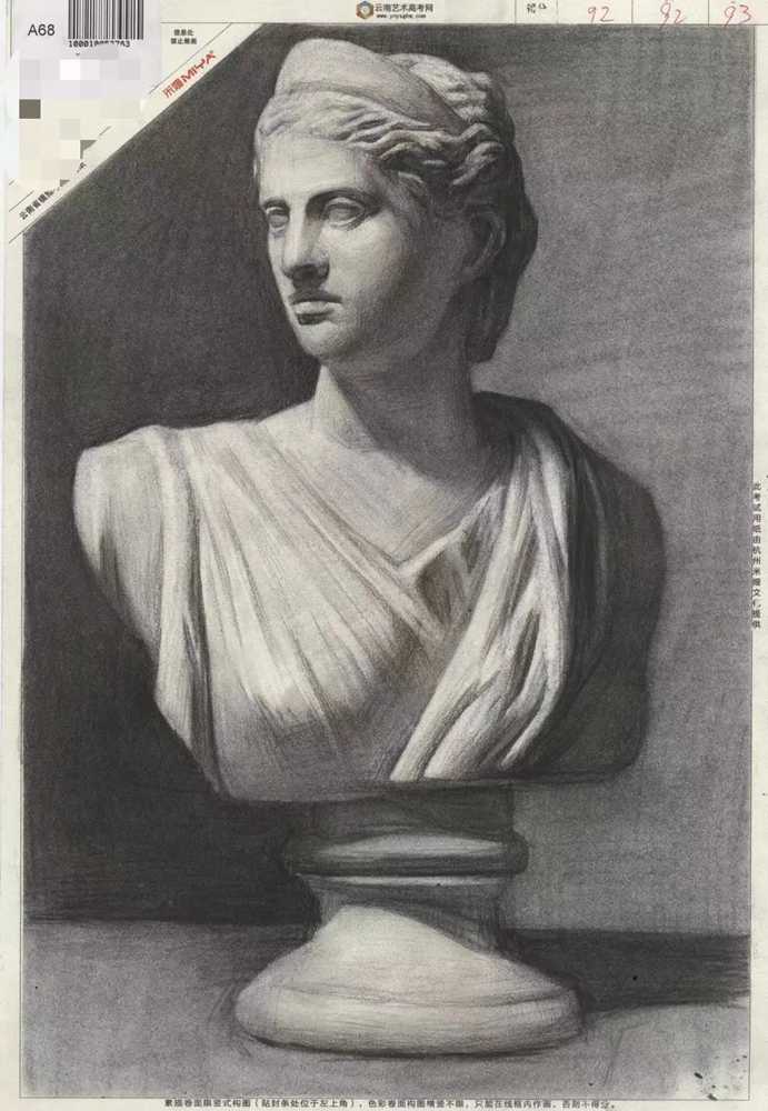 廣州美術高考班將云南一模卷理好了,網友稱:平淡無奇,你怎么看,03