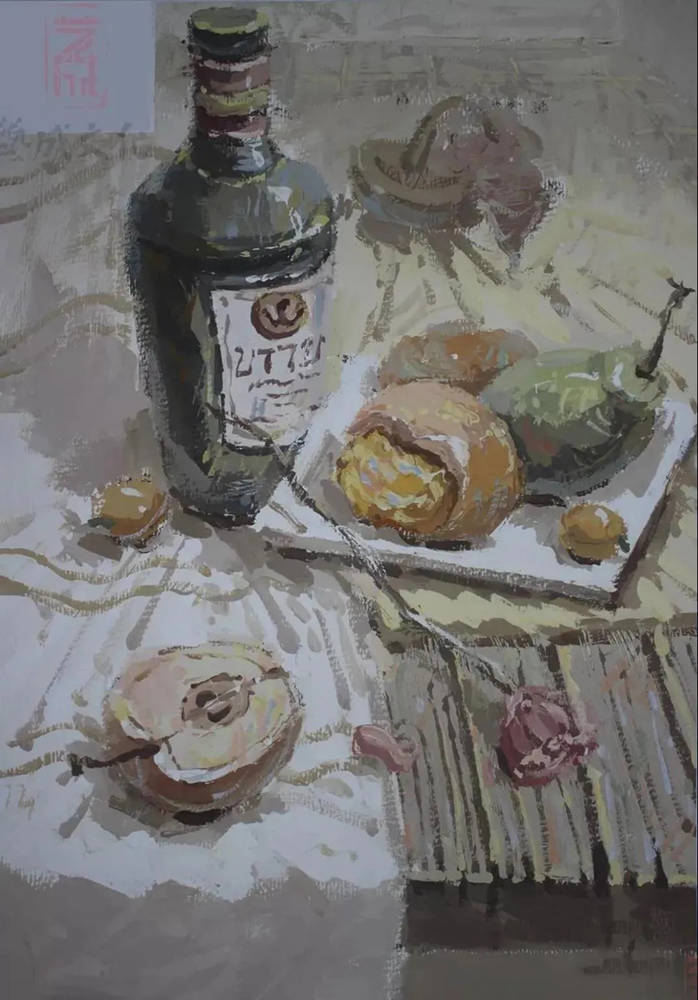 廣東模擬考/2020屆藝成一模高分卷欣賞（速寫、素描、色彩）,73