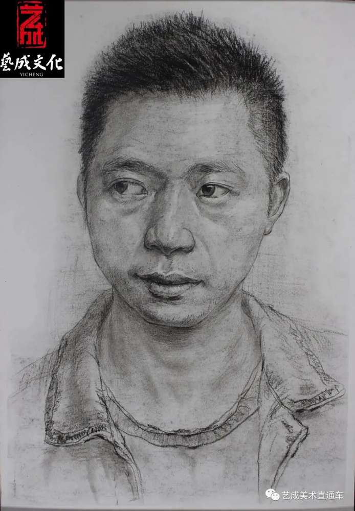 廣州美術(shù)高考班帶大家看看2021屆廣東藝成二模素描高分卷,20