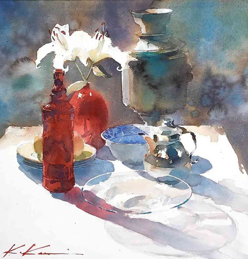 這些水彩作品用色用筆都是實力擔當,廣州十大畫室都在拿來臨摹,27