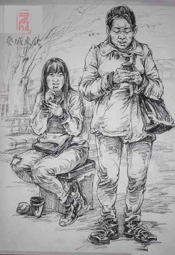 廣東模擬考/2020屆藝成一模高分卷欣賞（速寫、素描、色彩）,06