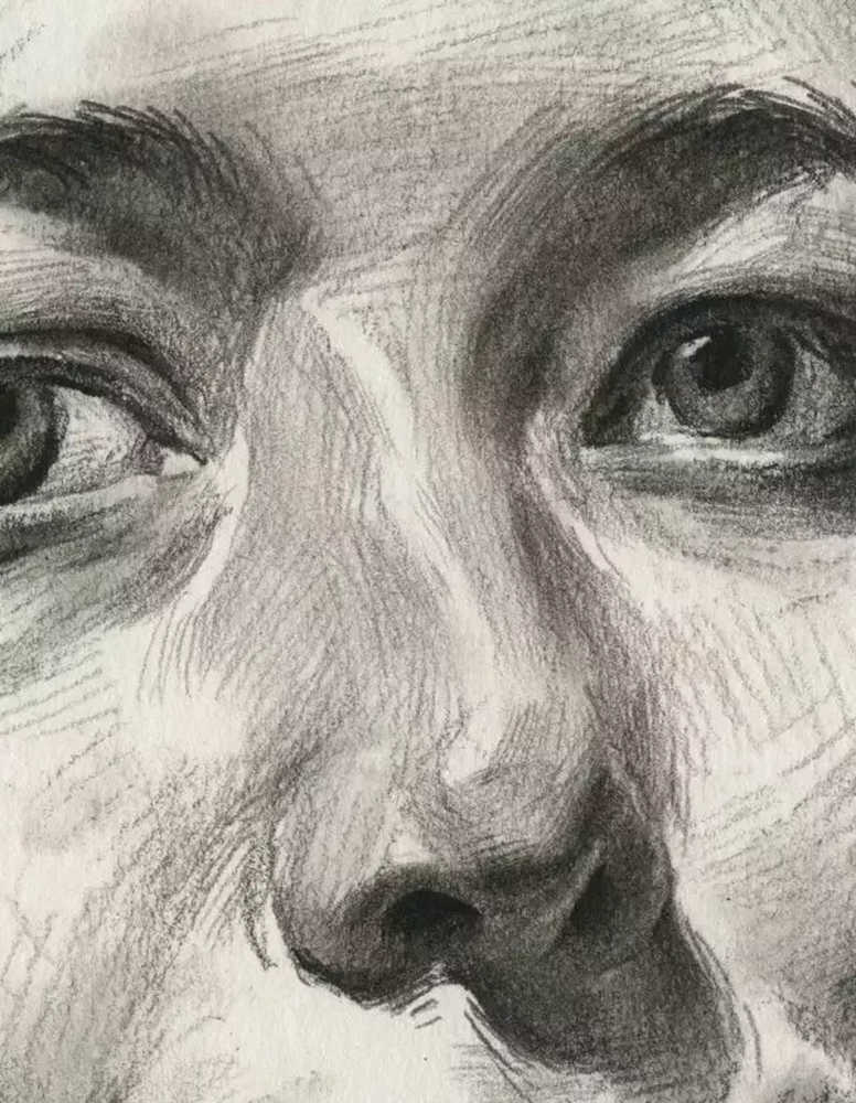 廣州畫室排名前十畫室教學(xué)|教你如何刻畫扎大麻花辮的外國女青年,13