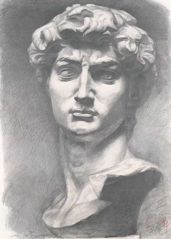 廣州前十畫(huà)室?guī)憧纯茨阊朊览纤孛瑁癸@素描的本質(zhì)?,71