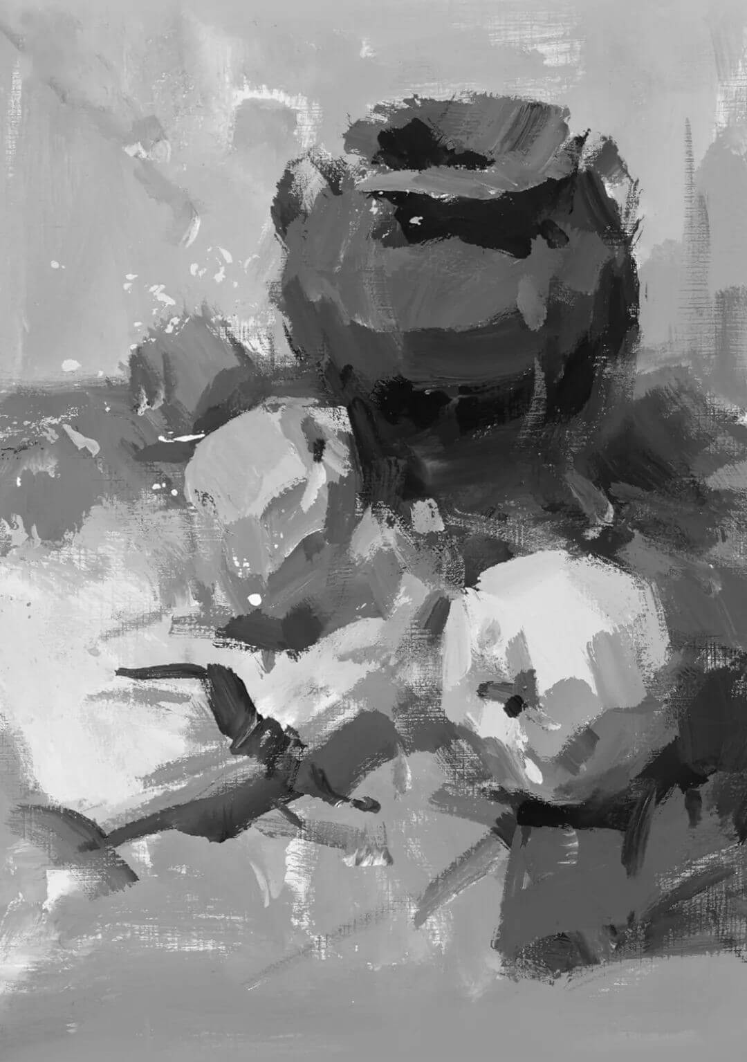 畫【色彩靜物】時也要考慮黑白灰?還不懂你可得著急了!8