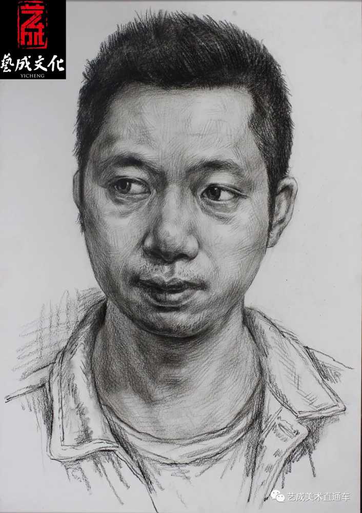 廣州美術(shù)高考班帶大家看看2021屆廣東藝成二模素描高分卷,72