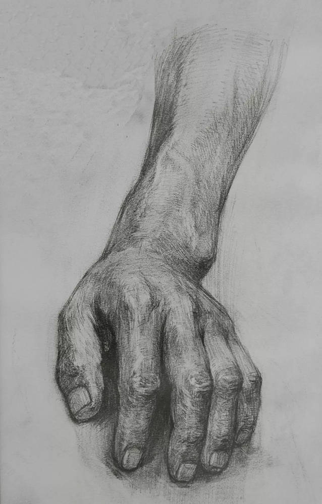 廣州畫室排名前五畫室給你整理了100幅手部刻畫作品拿去臨摹,37