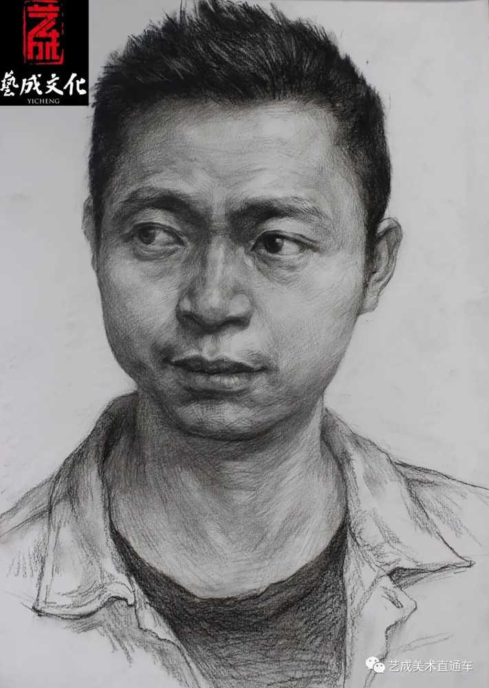 廣州美術(shù)高考班帶大家看看2021屆廣東藝成二模素描高分卷,62