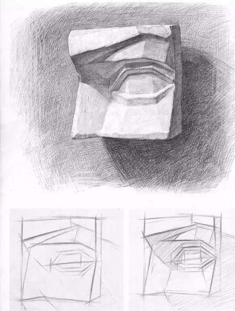 廣州畫室排名前十畫室給你一組適合零基礎臨摹的素描教程,59