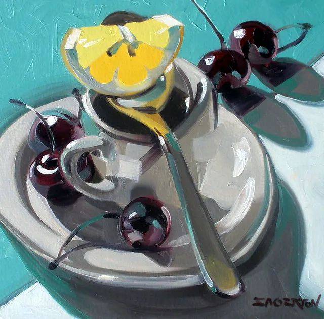 這樣通透的色彩靜物,短期的目標就它了!廣州圍墻畫室靜候佳音!附圖12