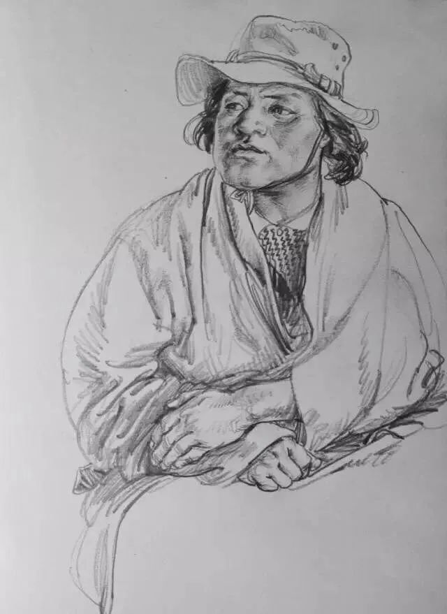 精選100幅中外大師人像作品，廣州圍墻畫室覺得你應該收藏！附圖82