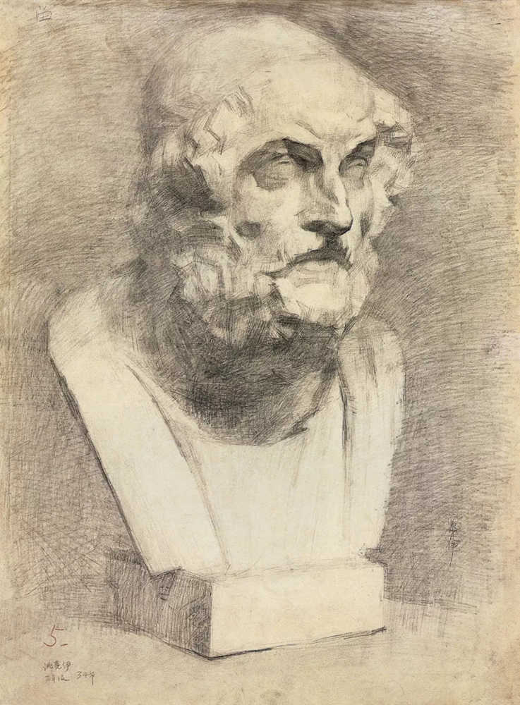 廣州前十畫(huà)室?guī)憧纯茨阊朊览纤孛瑁癸@素描的本質(zhì)?,62