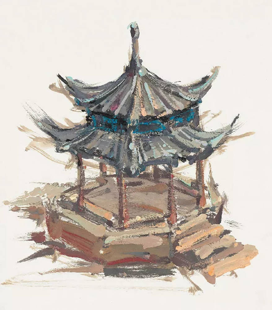 色彩風景知識大合集!看完廣州藝考畫室教程就不怕考風景啦,53