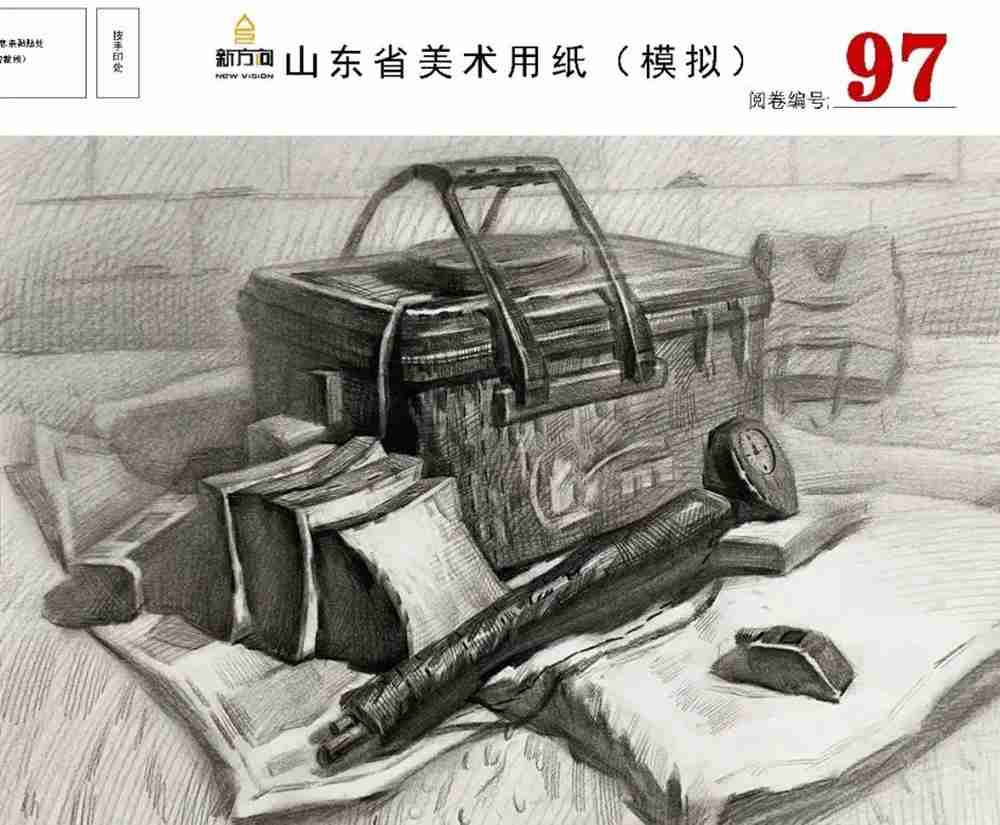 21屆山東美術二模高分卷，廣州美術高考畫室覺得是神仙打架,31