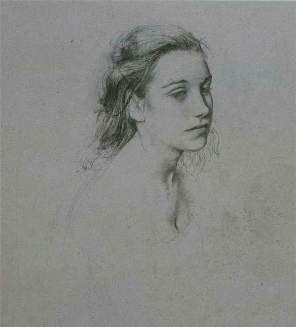 精選100幅中外大師人像作品，廣州圍墻畫室覺得你應該收藏！附圖20