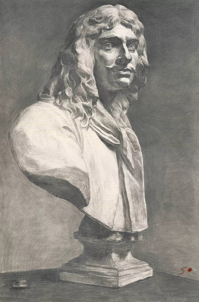 廣州前十畫(huà)室?guī)憧纯茨阊朊览纤孛瑁癸@素描的本質(zhì)?,77