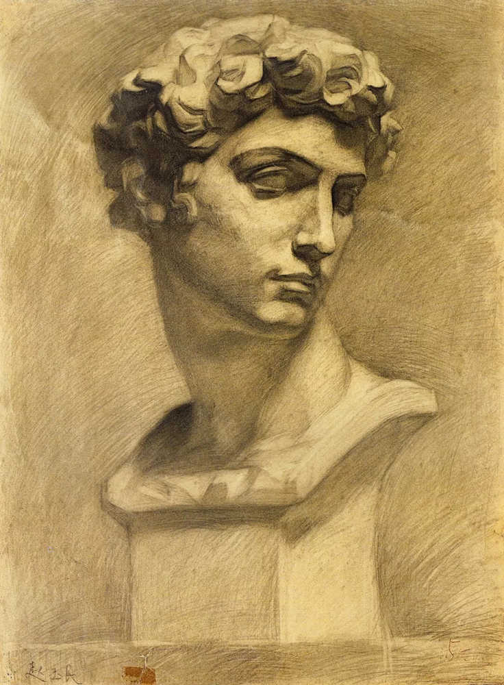 廣州前十畫(huà)室?guī)憧纯茨阊朊览纤孛瑁癸@素描的本質(zhì)?,46