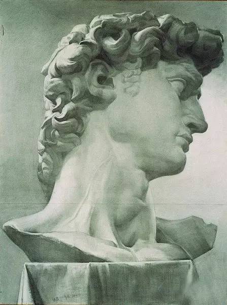 廣州十大畫室素描必分析之一，央美經典素描石膏像,11