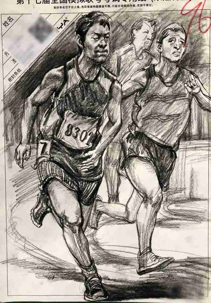 廣州美術高考畫室給大家揭曉下浙江21屆速寫高分卷搶先看的原因,03