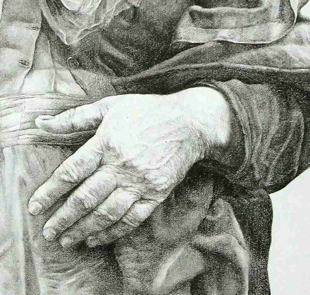 廣州畫室排名前五畫室給你整理了100幅手部刻畫作品拿去臨摹,42