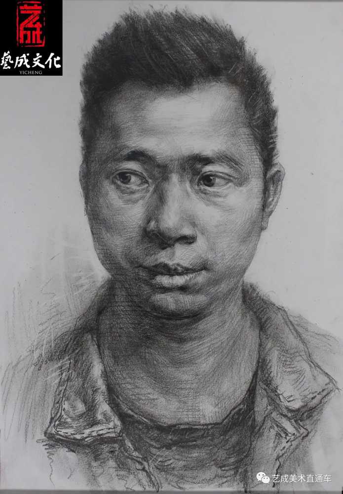 廣州美術(shù)高考班帶大家看看2021屆廣東藝成二模素描高分卷,13