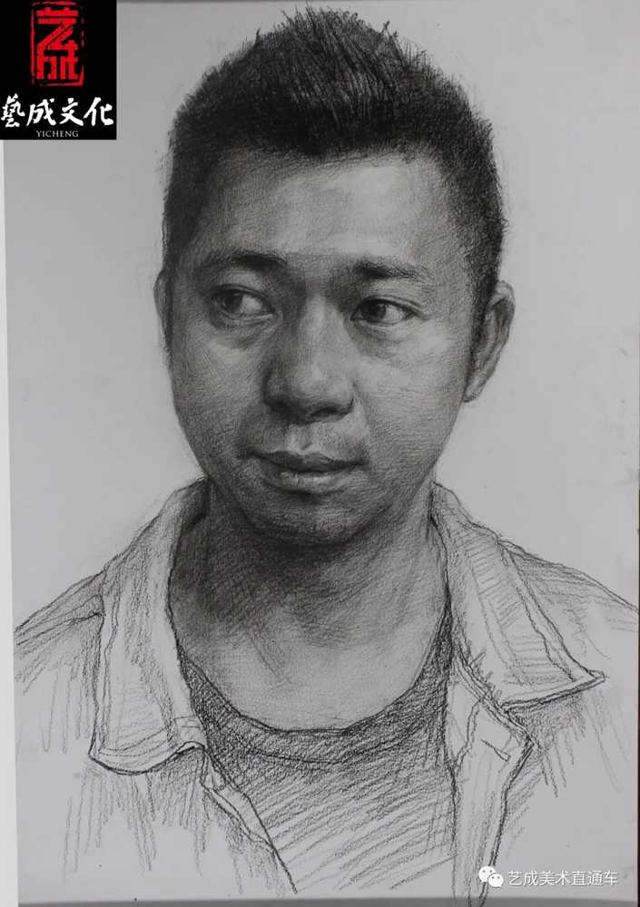 廣州美術(shù)高考班帶大家看看2021屆廣東藝成二模素描高分卷,06