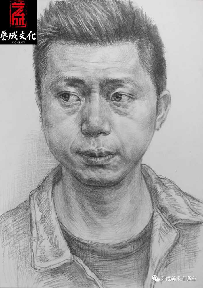 廣州美術(shù)高考班帶大家看看2021屆廣東藝成二模素描高分卷,65