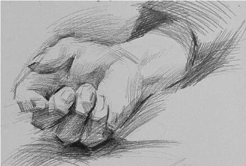 廣州畫室排名前五畫室給你整理了100幅手部刻畫作品拿去臨摹,36