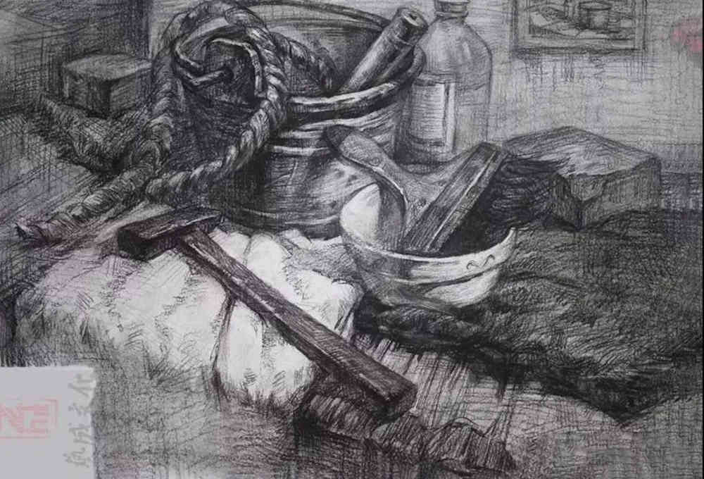 廣東模擬考/2020屆藝成一模高分卷欣賞（速寫、素描、色彩）,29