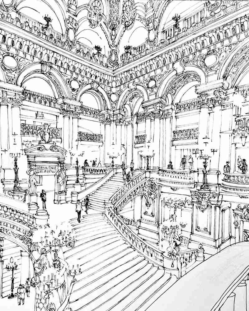 廣州藝考畫室美術知識：透視+細節+線條=完美畫面,05