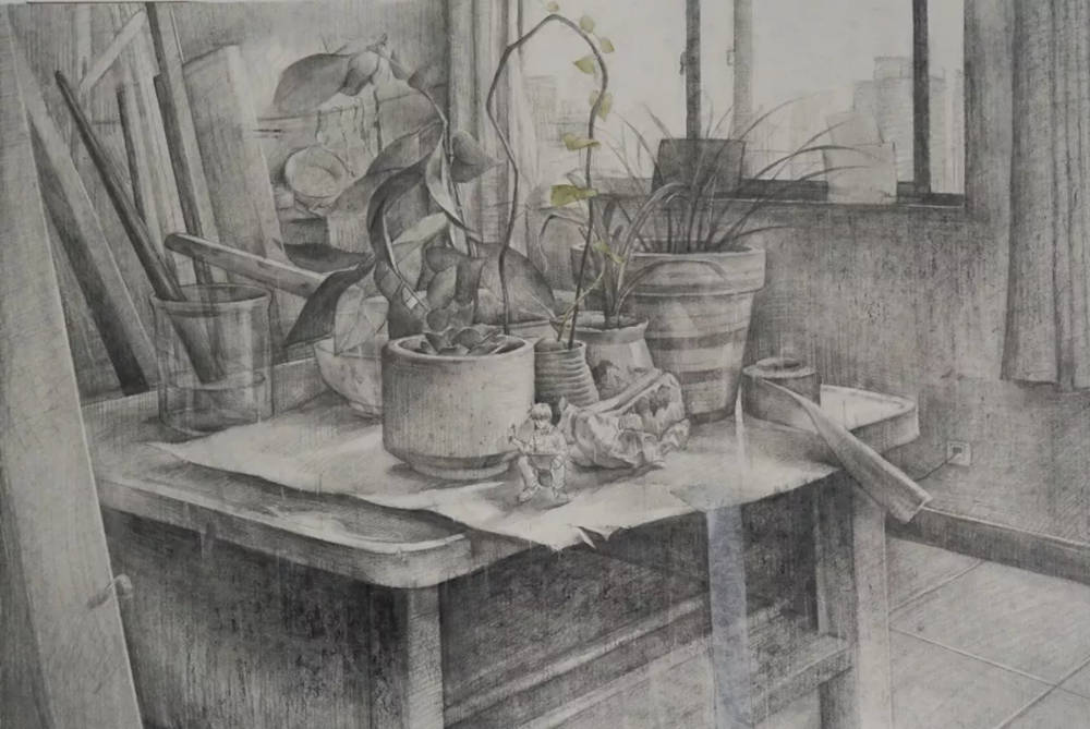廣州畫室排名前三畫室整理:18年西安美術學院素描留校作品,04