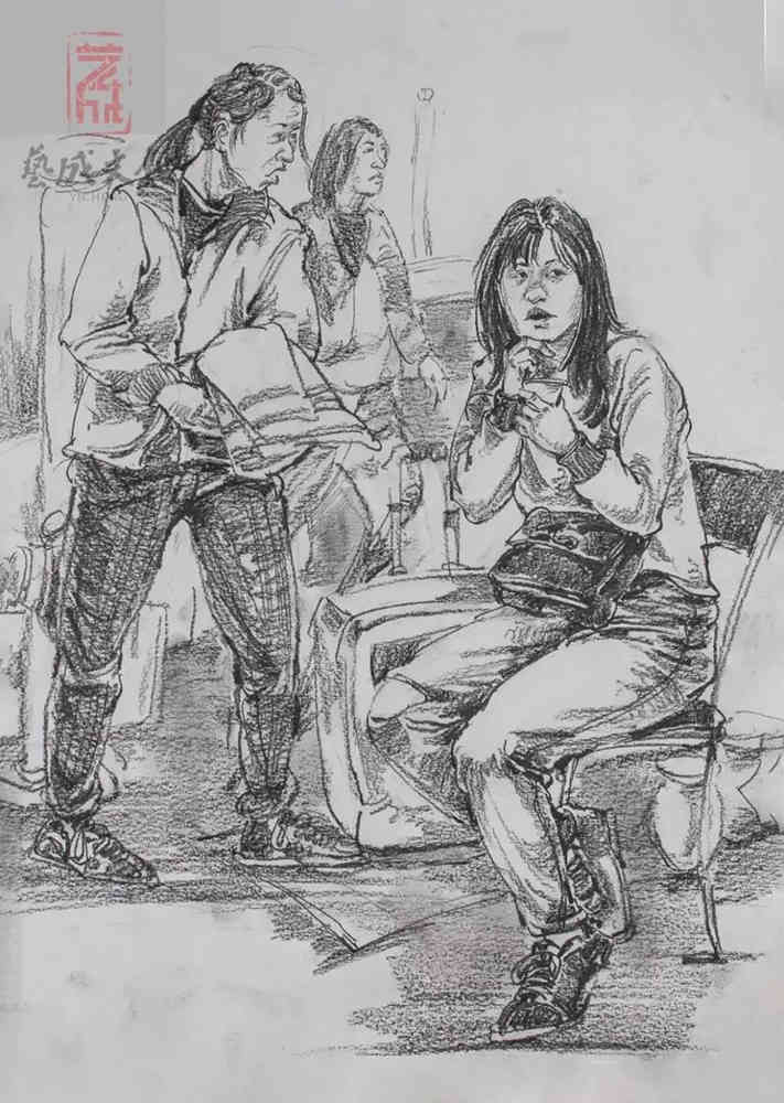 廣東模擬考/2020屆藝成一模高分卷欣賞（速寫、素描、色彩）,05