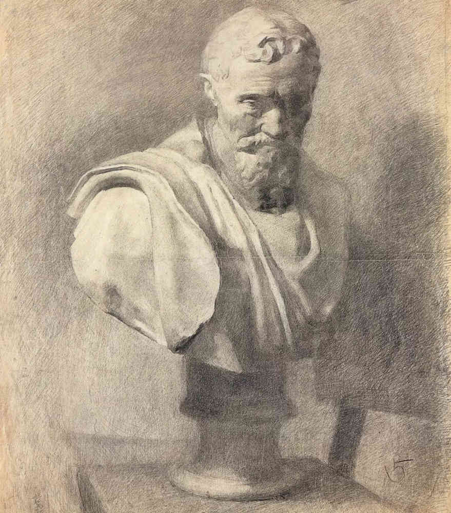 廣州前十畫(huà)室?guī)憧纯茨阊朊览纤孛瑁癸@素描的本質(zhì)?,63